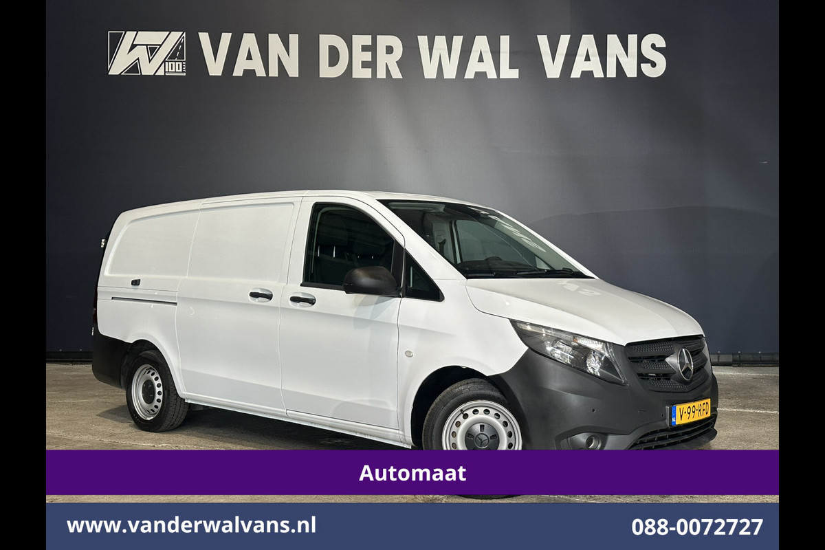 Mercedes-Benz Vito 114 CDI 136pk 9G-Tronic Automaat L2H1 Inrichting Euro6 Airco | Camera | Navigatie | Apple Carplay Android Auto, Cruisecontrol, Trekhaak, Parkeersensoren, Bijrijdersbank