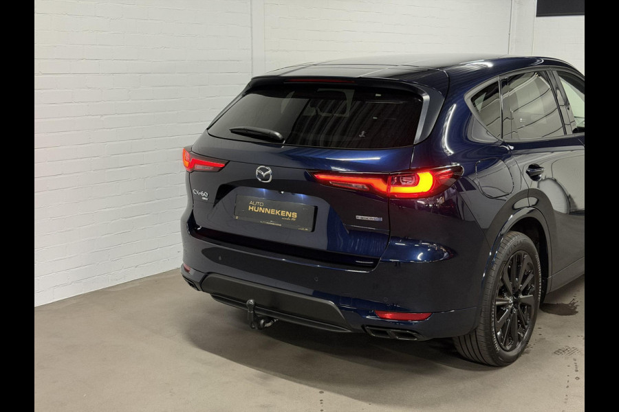 Mazda CX-60 2.5 e-SkyActiv PHEV Homura Trekhaak | Adapt. cruise | Stoelventilatie | 360 camera | Head-up | Stuur-/Stoelverwarming | Bose | Dodehoek | Achterbank verwarmd