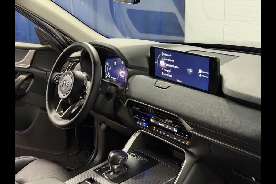 Mazda CX-60 2.5 e-SkyActiv PHEV Homura Trekhaak | Adapt. cruise | Stoelventilatie | 360 camera | Head-up | Stuur-/Stoelverwarming | Bose | Dodehoek | Achterbank verwarmd