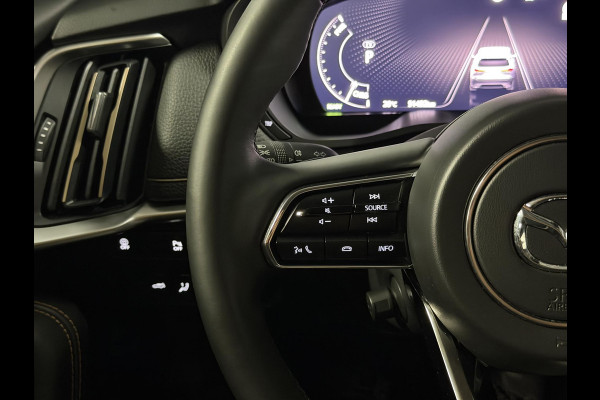 Mazda CX-60 2.5 e-SkyActiv PHEV Homura Trekhaak | Adapt. cruise | Stoelventilatie | 360 camera | Head-up | Stuur-/Stoelverwarming | Bose | Dodehoek | Achterbank verwarmd