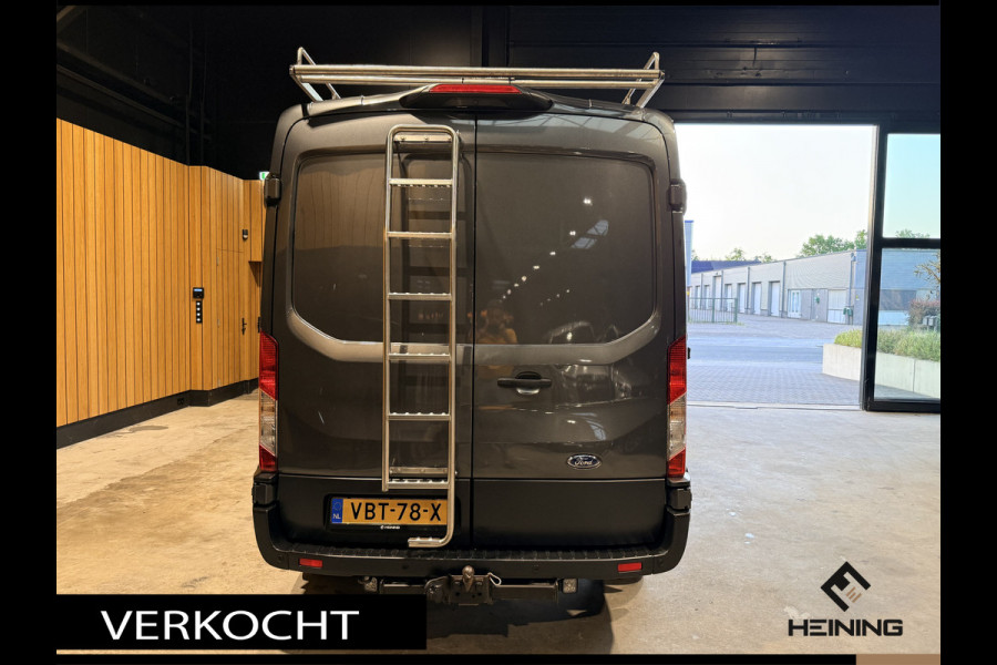 Ford Transit 350 2.0 TDCI L2H2 Limited. 185 PK Automaat. Nav. Apple-carplay. camera. bi-xenon. trekhaak. 1 eigenaar.