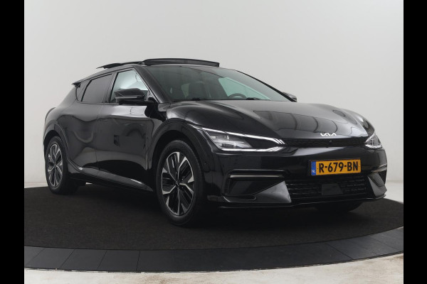 Kia EV6 GT-Line 77.4 kWh | SOH 95% | Trekhaak | Panoramadak | Head up | Adaptive cruise | 360 camera | Stoelventilatie | Stuur/stoel verwarming | Memory | Meridian Sound | Carplay |