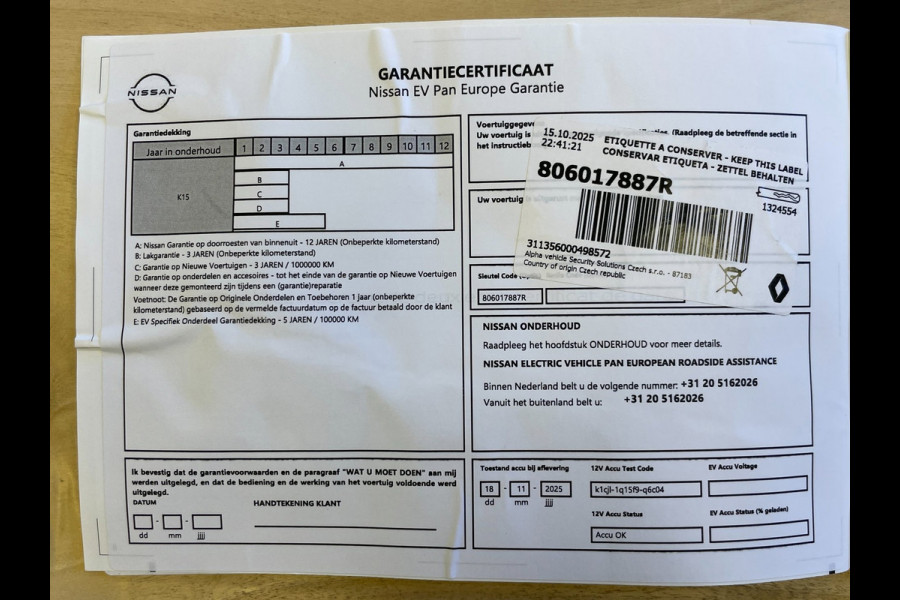 Nissan Micra EVOLVE 52 kWh|99,45% SOH|413KM WLTP|GROTE ACCU|ACC|CAMERA|CARPLAY|PDC V+A|STOEL+STUURVERWARMING|NAP|NL-AUTO|MARGE|