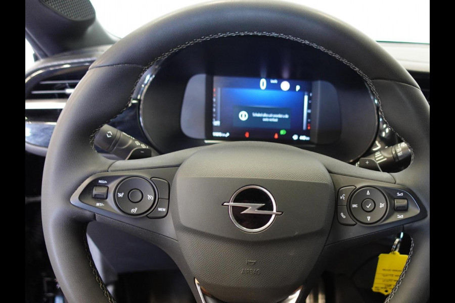 Opel Corsa 1.2 Turbo 100pk Hybrid GS Automaat Navigatie Apple Carplay/Android Auto Camera Parkeersensoren Cruise Control Dodehoek assistent Airco Lichtmetalen velgen Virtual Cockpit Getinte ramen