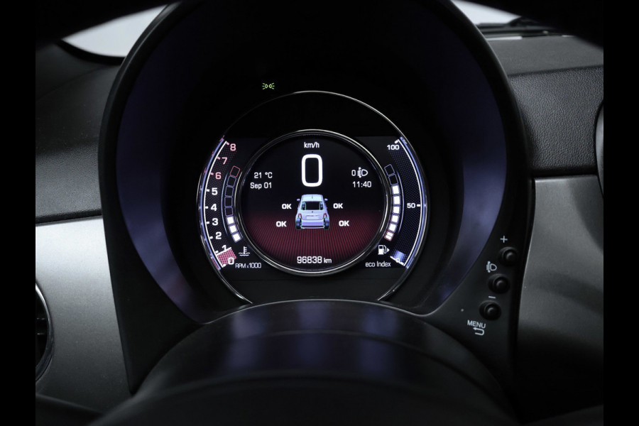 Fiat 500 1.0 Hybrid Sport (SCHUIFDAK,APPLECARPLAY,NAVI,PDC,DIGITAL COCKPIT,CLIMATE,CRUISE,LED,SPORTSTOELEN,LM VELGEN,NETTE STAAT)