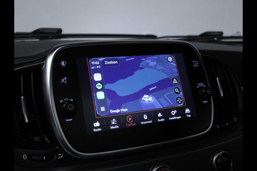 Fiat 500 1.0 Hybrid Sport (SCHUIFDAK,APPLECARPLAY,NAVI,PDC,DIGITAL COCKPIT,CLIMATE,CRUISE,LED,SPORTSTOELEN,LM VELGEN,NETTE STAAT)