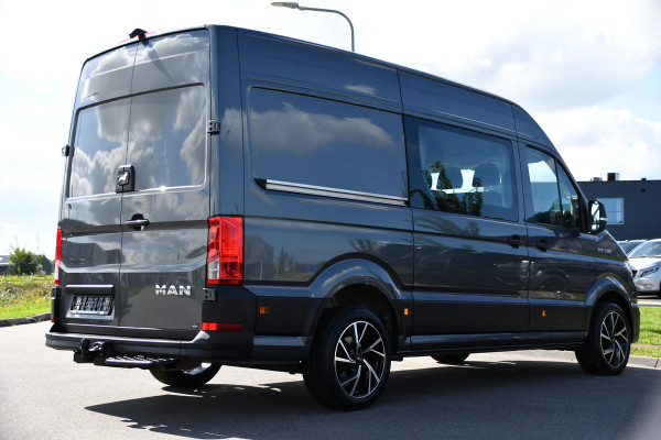 MAN TGE 3.180 35 2.0 L3H3 DC PB Edition Camera, Cruise, Carplay, LED, Automaat, Stoelverwarming, Leder, Trekhaak, Sensoren, Uniek!