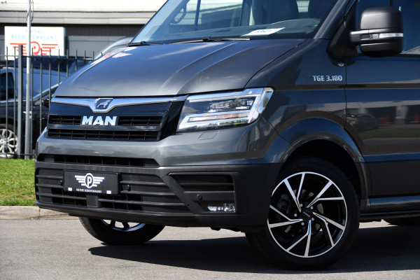 MAN TGE 3.180 35 2.0 L3H3 DC PB Edition Camera, Cruise, Carplay, LED, Automaat, Stoelverwarming, Leder, Trekhaak, Sensoren, Uniek!