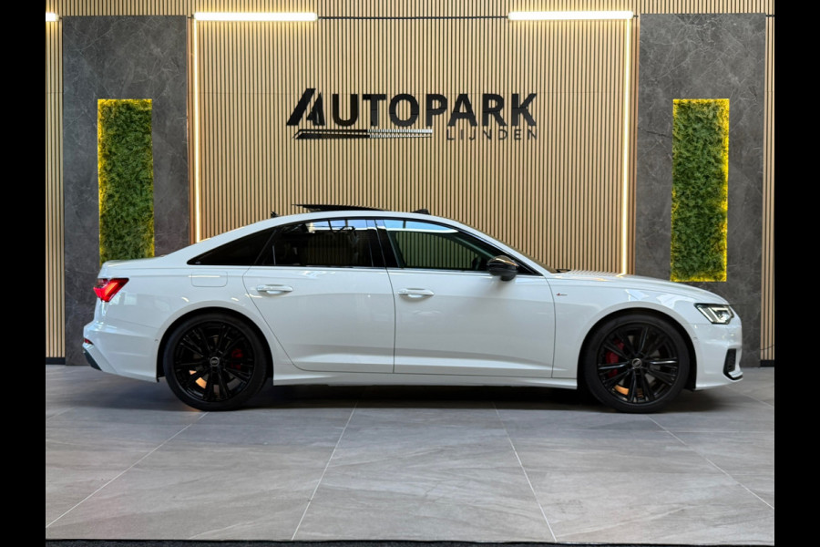 Audi A6 Limousine 55 TFSI e quattro 3X S-LINE|PANO|MATRIX LED|MEMORY|KEYLESS|CARPLAY|SFEERVERLICHTING|NIGHTPAKKET|DEALER ONDERHOUD
