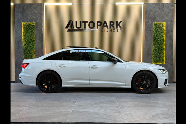 Audi A6 Limousine 55 TFSI e quattro 3X S-LINE|PANO|MATRIX LED|MEMORY|KEYLESS|CARPLAY|SFEERVERLICHTING|NIGHTPAKKET|DEALER ONDERHOUD