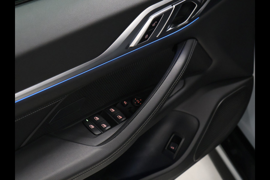 BMW i4 M50 High Executive 84 kWh [TREKHAAK, APPLE CARPLAY, HEAD-UP DISPLAY, STOELVERWARMING, CRUISE CONTROL, CAMERA, PDC V+A, ELEKTRISCHE ACHTERKLEP, NAVIGATIE, LED, LEDER, NIEUWSTAAT]