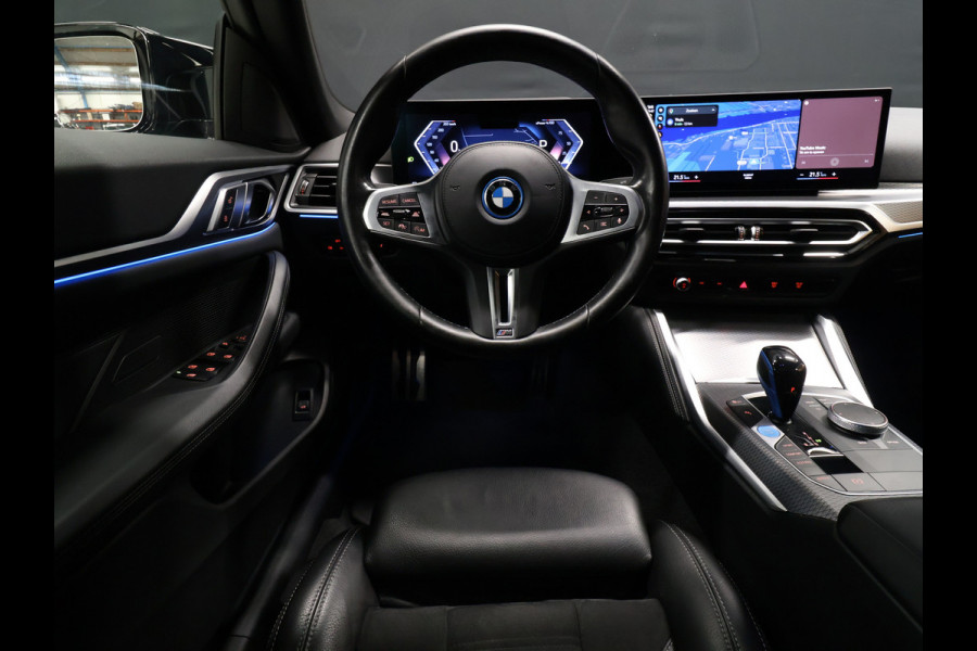 BMW i4 M50 High Executive 84 kWh [TREKHAAK, APPLE CARPLAY, HEAD-UP DISPLAY, STOELVERWARMING, CRUISE CONTROL, CAMERA, PDC V+A, ELEKTRISCHE ACHTERKLEP, NAVIGATIE, LED, LEDER, NIEUWSTAAT]