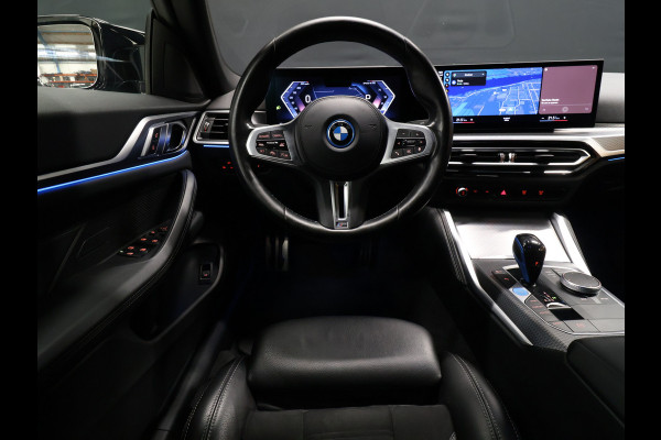 BMW i4 M50 High Executive 84 kWh [TREKHAAK, APPLE CARPLAY, HEAD-UP DISPLAY, STOELVERWARMING, CRUISE CONTROL, CAMERA, PDC V+A, ELEKTRISCHE ACHTERKLEP, NAVIGATIE, LED, LEDER, NIEUWSTAAT]