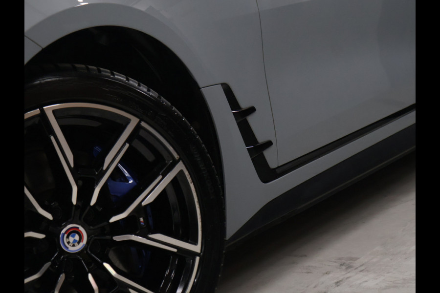 BMW i4 M50 High Executive 84 kWh [TREKHAAK, APPLE CARPLAY, HEAD-UP DISPLAY, STOELVERWARMING, CRUISE CONTROL, CAMERA, PDC V+A, ELEKTRISCHE ACHTERKLEP, NAVIGATIE, LED, LEDER, NIEUWSTAAT]