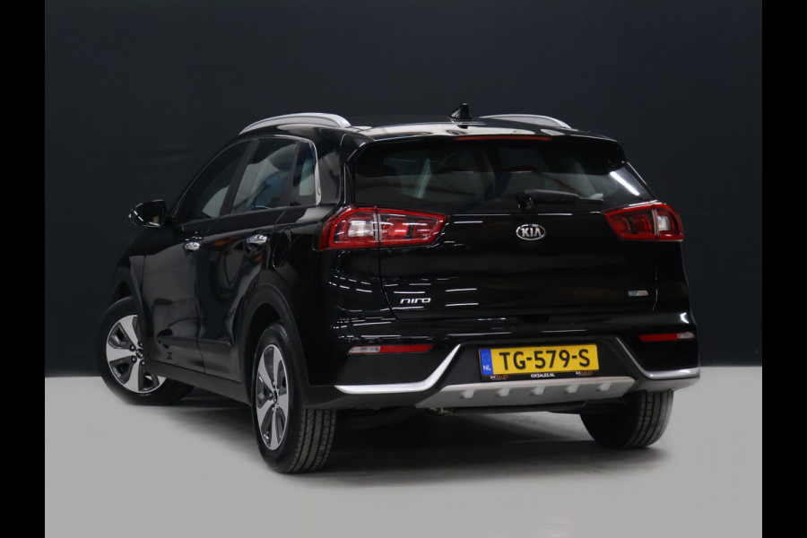Kia Niro 1.6 GDi Hybrid DynamicLine [APPLE CARPLAY, ANDROID, ACHTERUITRIJCAMERA, CRUISECONTROL, CLIMATE CONTROL, HALFLEDER, NAVIGATIE, LANE ASSIST, BLUETOOTH, NIEUWSTAAT]