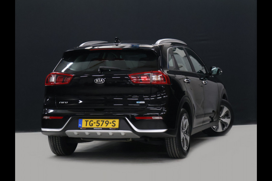Kia Niro 1.6 GDi Hybrid DynamicLine [APPLE CARPLAY, ANDROID, ACHTERUITRIJCAMERA, CRUISECONTROL, CLIMATE CONTROL, HALFLEDER, NAVIGATIE, LANE ASSIST, BLUETOOTH, NIEUWSTAAT]