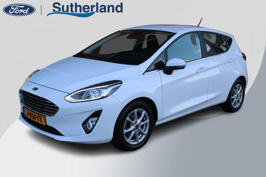 Ford Fiesta 1.0 EcoBoost Titanium | Automaat | Climate control | Scherm | Keyless entry | Elektrisch inkapbare spiegels | Cruise control