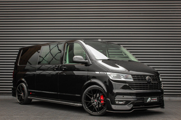 Volkswagen Transporter 2.0 TDI L2H1 150PK BULLI DC DUBBEL CABINE / LEIGHTONVANS BODYKIT / FULL OPTIONS / LEDER / FULL BLACK /APPLE