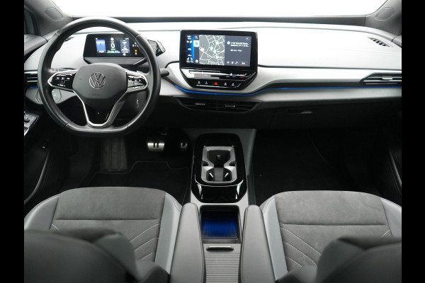Volkswagen ID.4 Pro 77 kWh 204pk Dealer O.H. | Adaptive Cruise | 360 Camera | Alcantara Sportstoelen & Stuur Verwarmd | Keyless | Blis | Sfeerverlichting | Apple Carplay | Navigatie | DAB | 21"L.M |
