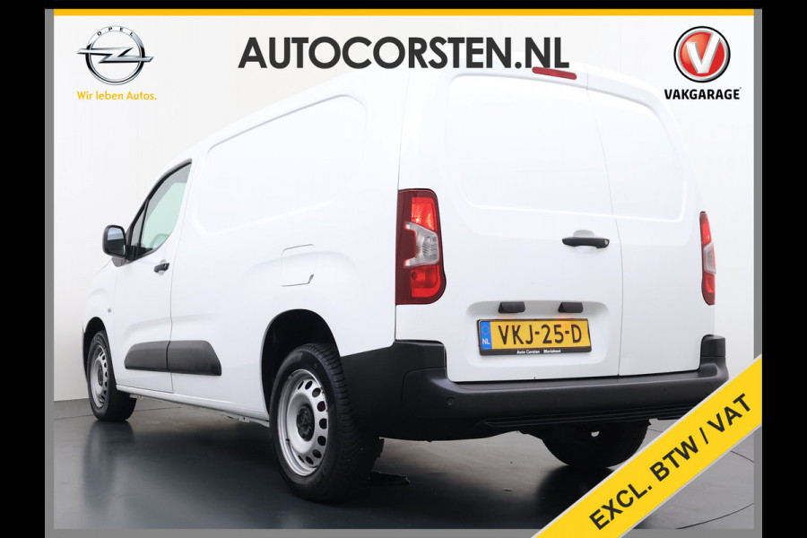 Peugeot Partner 1.5HDI 102PK Lang L2 Premium Navi Airco Apple Carplay Android Auto Cruise Control Pdc Premium Bluetooth DAB Tussenwand Schuifdeur Achterdeuren Euro 6 1e Eigenaar Dealeronderhouden Origineel Nederlandse Auto