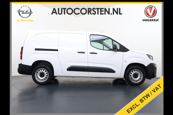 Peugeot Partner 1.5HDI 102PK Lang L2 Premium Navi Airco Apple Carplay Android Auto Cruise Control Pdc Premium Bluetooth DAB Tussenwand Schuifdeur Achterdeuren Euro 6 1e Eigenaar Dealeronderhouden Origineel Nederlandse Auto