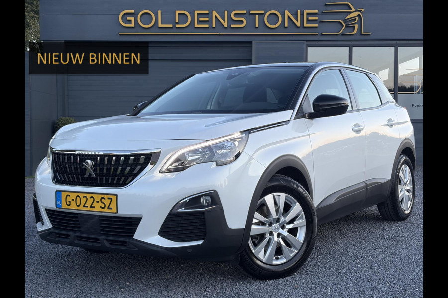 Peugeot 3008 1.2 PureTech Active ✓D-riem vv in 2023✓360° Camera✓Carplay✓Navi✓131pk✓Clima✓Cruise✓Trekhaak✓Dealer Onderhouden✓Bj 11-2019✓Lm velgen✓6 Bak✓Pdc✓N.A.P✓Apk tot 06-2027