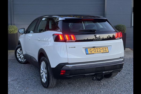 Peugeot 3008 1.2 PureTech Active ✓D-riem vv in 2023✓360° Camera✓Carplay✓Navi✓131pk✓Clima✓Cruise✓Trekhaak✓Dealer Onderhouden✓Bj 11-2019✓Lm velgen✓6 Bak✓Pdc✓N.A.P✓Apk tot 06-2027
