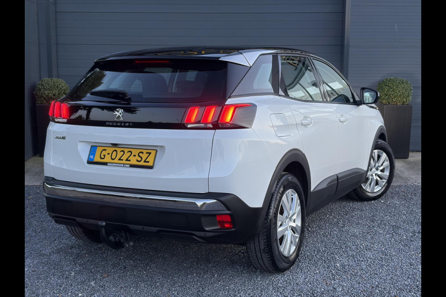 Peugeot 3008 1.2 PureTech Active ✓D-riem vv in 2023✓360° Camera✓Carplay✓Navi✓131pk✓Clima✓Cruise✓Trekhaak✓Dealer Onderhouden✓Bj 11-2019✓Lm velgen✓6 Bak✓Pdc✓N.A.P✓Apk tot 06-2027