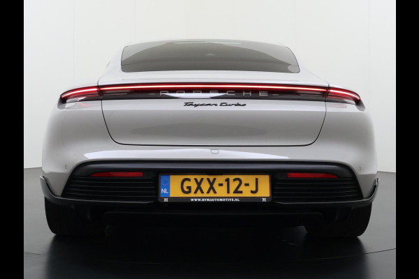 Porsche Taycan Turbo 93 kWh SOH 91% | SPORT CHRONO | HEAD-UP | CARBON PAKKET | ALCANTARA STOELEN + HEMEL | DUAL SCHERM | PSCB KERAMISCH GECOATE REMMEN | BURMESTER PREMIUM AUDIO | STOELVERWARMING + STUURWIELVERWARMING | STOELVENTILATIE | MEMORY SEATS | PORSCHE DEALER ONDERHOUDEN | 360° CAMERA | VERKEERT IN NIEUWSTAAT | ALL-IN PRIJS | 12 MAANDEN BOVAG GARANTIE