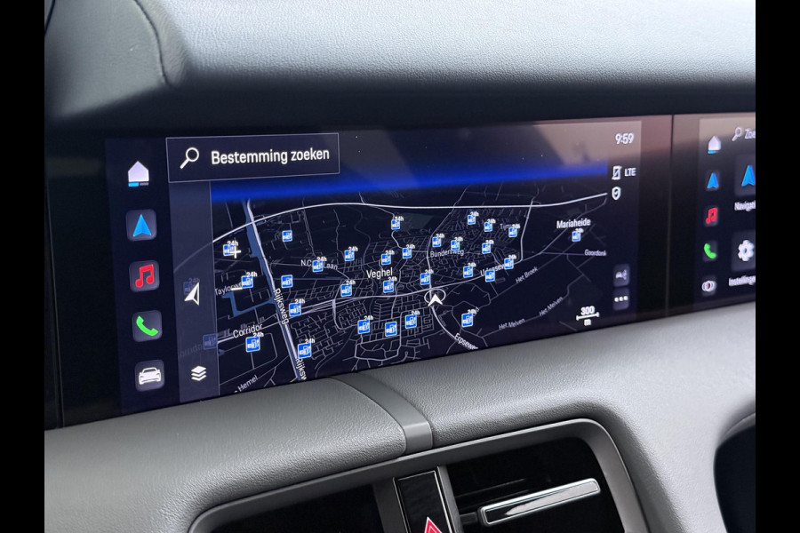 Porsche Taycan Turbo 93 kWh SOH 91% | SPORT CHRONO | HEAD-UP | CARBON PAKKET | ALCANTARA STOELEN + HEMEL | DUAL SCHERM | PSCB KERAMISCH GECOATE REMMEN | BURMESTER PREMIUM AUDIO | STOELVERWARMING + STUURWIELVERWARMING | STOELVENTILATIE | MEMORY SEATS | PORSCHE DEALER ONDERHOUDEN | 360° CAMERA | VERKEERT IN NIEUWSTAAT | ALL-IN PRIJS | 12 MAANDEN BOVAG GARANTIE