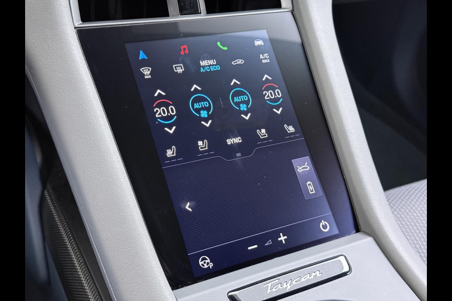 Porsche Taycan Turbo 93 kWh SOH 91% | SPORT CHRONO | HEAD-UP | CARBON PAKKET | ALCANTARA STOELEN + HEMEL | DUAL SCHERM | PSCB KERAMISCH GECOATE REMMEN | BURMESTER PREMIUM AUDIO | STOELVERWARMING + STUURWIELVERWARMING | STOELVENTILATIE | MEMORY SEATS | PORSCHE DEALER ONDERHOUDEN | 360° CAMERA | VERKEERT IN NIEUWSTAAT | ALL-IN PRIJS | 12 MAANDEN BOVAG GARANTIE