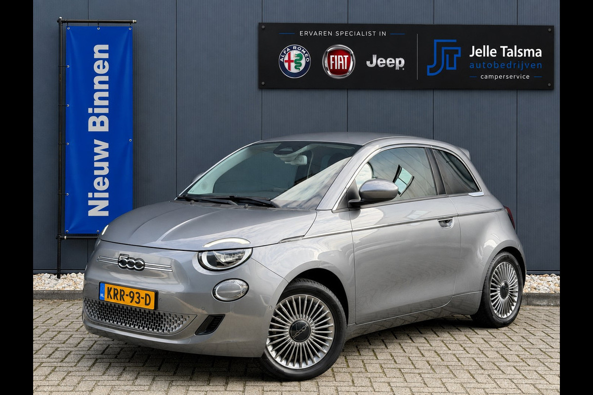 Fiat 500 Urban 42 kWh | Pack Style | Pack comfort | Carplay/Android | Camera | Cruisecontrol | Climate | 16'' LMV | Stoelverwarming
