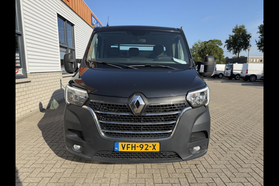 Renault Master T35 2.3 dCi 165pk L3 Energy EURO VI / vaste prijs rijklaar € 21.950 ex / lease vanaf € 358 / airco / cruise / navi / zwart metallic / pickup / plateau 375cm L x 210 cm B / euro 6