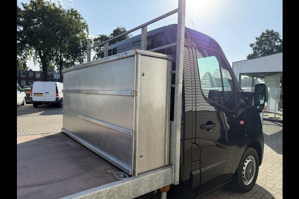 Renault Master T35 2.3 dCi 165pk L3 Energy EURO VI / vaste prijs rijklaar € 21.950 ex / lease vanaf € 358 / airco / cruise / navi / zwart metallic / pickup / plateau 375cm L x 210 cm B / euro 6