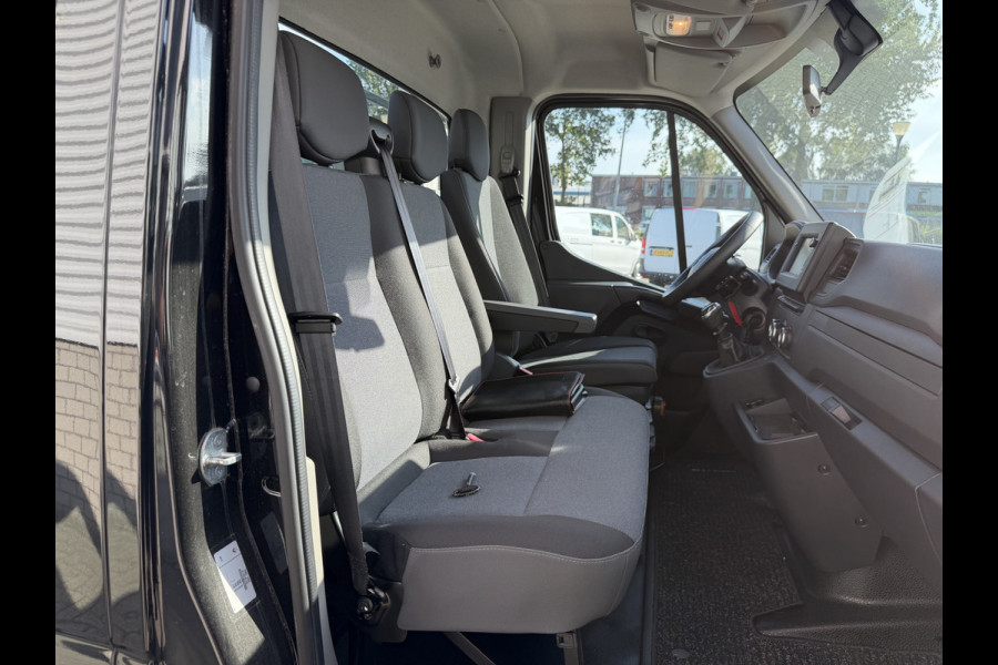 Renault Master T35 2.3 dCi 165pk L3 Energy EURO VI / vaste prijs rijklaar € 21.950 ex / lease vanaf € 358 / airco / cruise / navi / zwart metallic / pickup / plateau 375cm L x 210 cm B / euro 6
