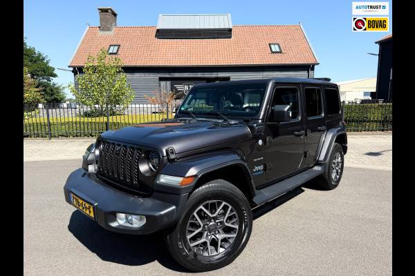 Jeep Wrangler UNLIMITED Jeep Wrangler 380 Sahara 2.0 PHEV Softtop AWD 4x4 Leer Navi Led-Xenon