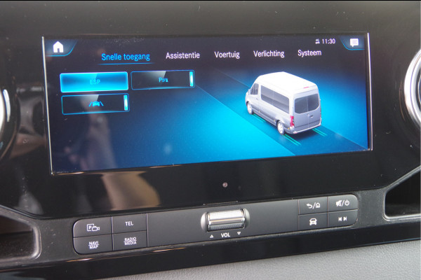 Mercedes-Benz Sprinter 319 3.0 CDI V6 L2H1 3-ZITS, AUT. LED, LEDER, 360 CAMERA, ADAPT. CRUISE, STOELVERWARMING, 10'' MBUX, STANDKACHEL, CLIMA, TREKHAAK