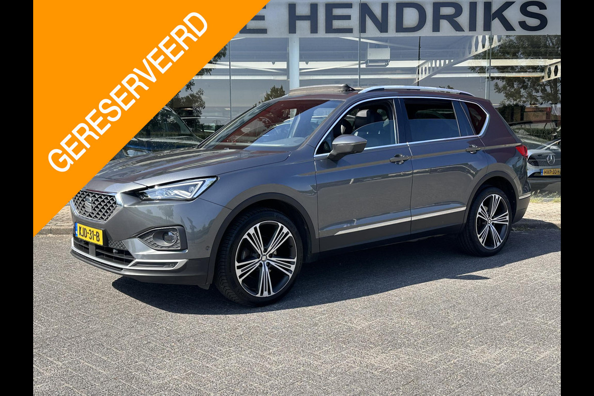 Seat Tarraco 1.5 TSI Xcellence 7p. | Trekhaak 1800kg! | Technology Pack | Upgrade Winter Pack | Pano | Elektrisch Schuif/Kantel Dak | V+A stoelen verwarmd | Camera | Navi |