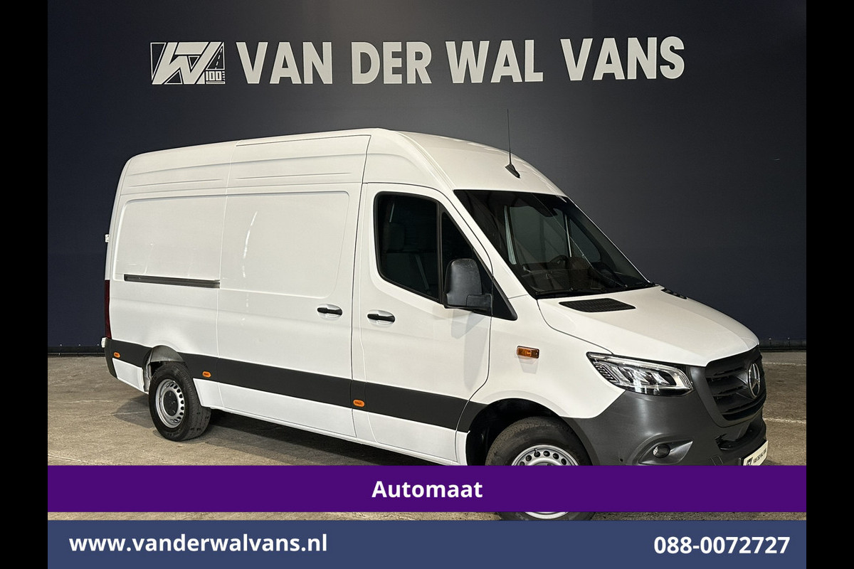 Mercedes-Benz Sprinter 317 CDI 170pk 9G-Tronic Automaat L2H2 Euro6 Airco | Camera | Navigatie | LED | Adaptieve Cruisecontrol Chauffeursstoel, Stoelverwarming, Parkeersensoren, Bijrijdersbank, 3500kg trekgewicht mogelijk!