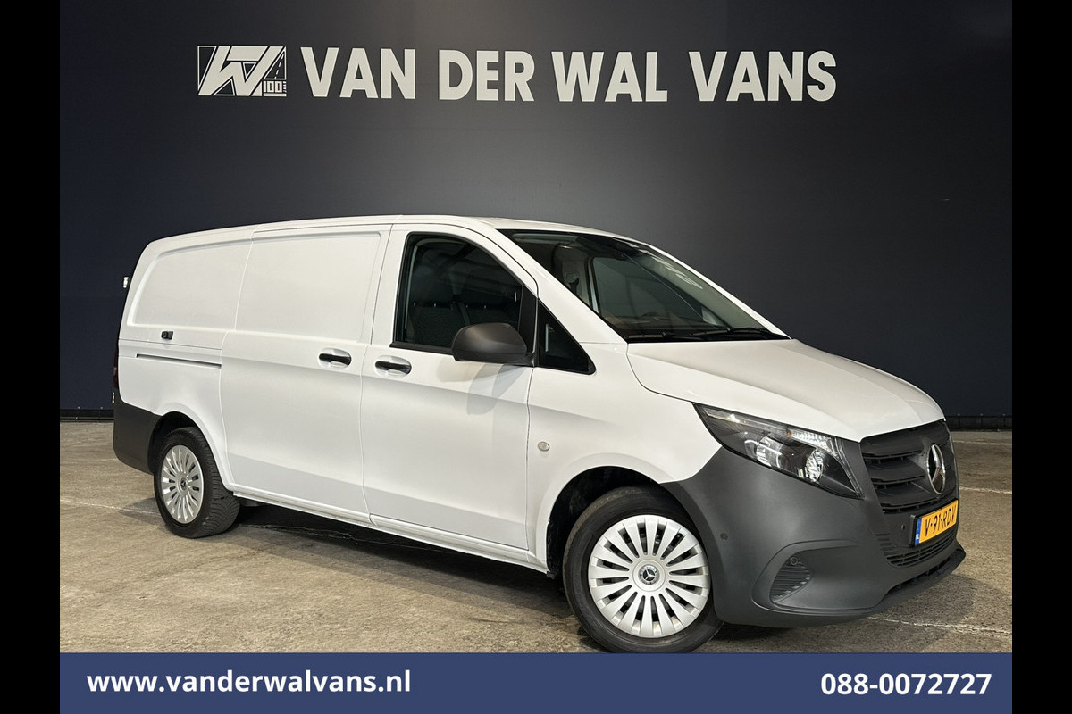 Mercedes-Benz Vito 116 CDI 164pk L2H1 2025 Model Euro6 Airco | Camera | XXL MBUX | Navigatie | Cruisecontrol | Stoelverwarming Parkeersensoren, Bijrijdersbank