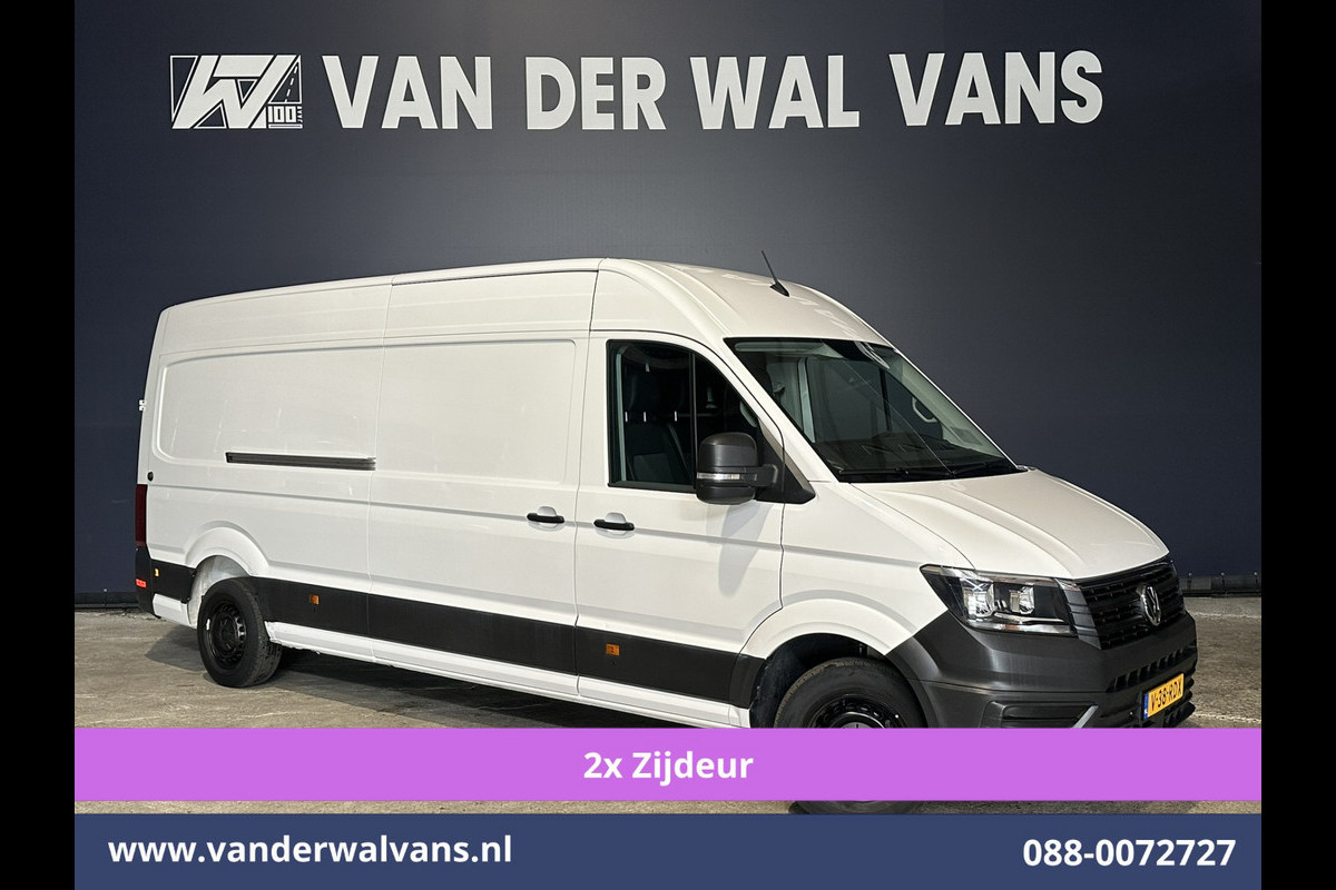 Volkswagen Crafter 2.0 TDI 141pk L4H3 L3H2 Euro6 Airco | 2x zijdeur | Camera | Apple Carplay | Android Auto Parkeersensoren, 3000kg trekvermogen, Bijrijdersbank