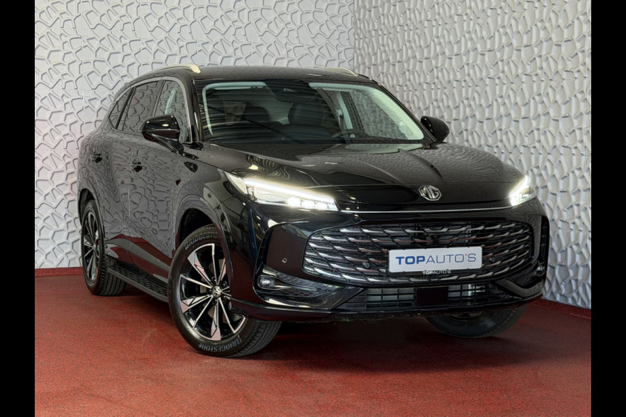 MG MG HS PHEV 1.5 TGDI LUXURY PHEV PLUG-IN HYBRIDE | LEER | 272PK NIEUWE AUTO | >1.000 KM TOTAAL BEREIK | 360° CAMERA | ELEKTRISCHE ACHTERKLEP