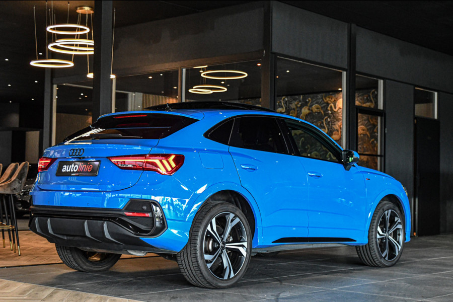 Audi Q3 Sportback 45 TFSI e 3x S-Line, Pano, Sonos, Matrix, Memory, Keyless, 360, ACC, Ambiente, Carplay!