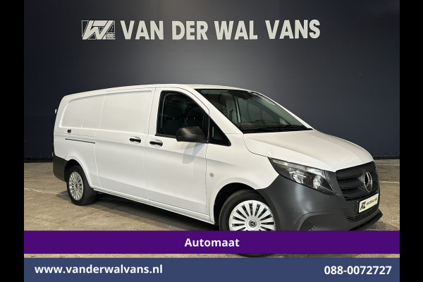Mercedes-Benz Vito 116 CDI 164pk 9G-Tronic Automaat L3H1 Euro6 Airco | Camera | Navigatie | Adaptieve Cruisecontrol Stoelverwarming, Bijrijdersbank