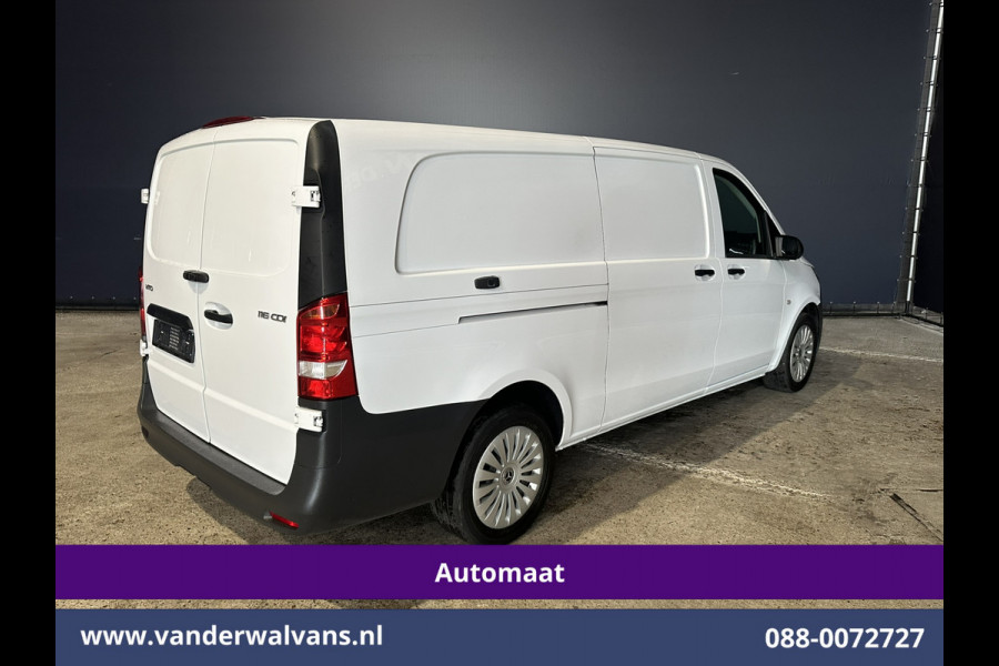 Mercedes-Benz Vito 116 CDI 164pk 9G-Tronic Automaat L3H1 Euro6 Airco | Camera | Navigatie | Adaptieve Cruisecontrol Stoelverwarming, Bijrijdersbank
