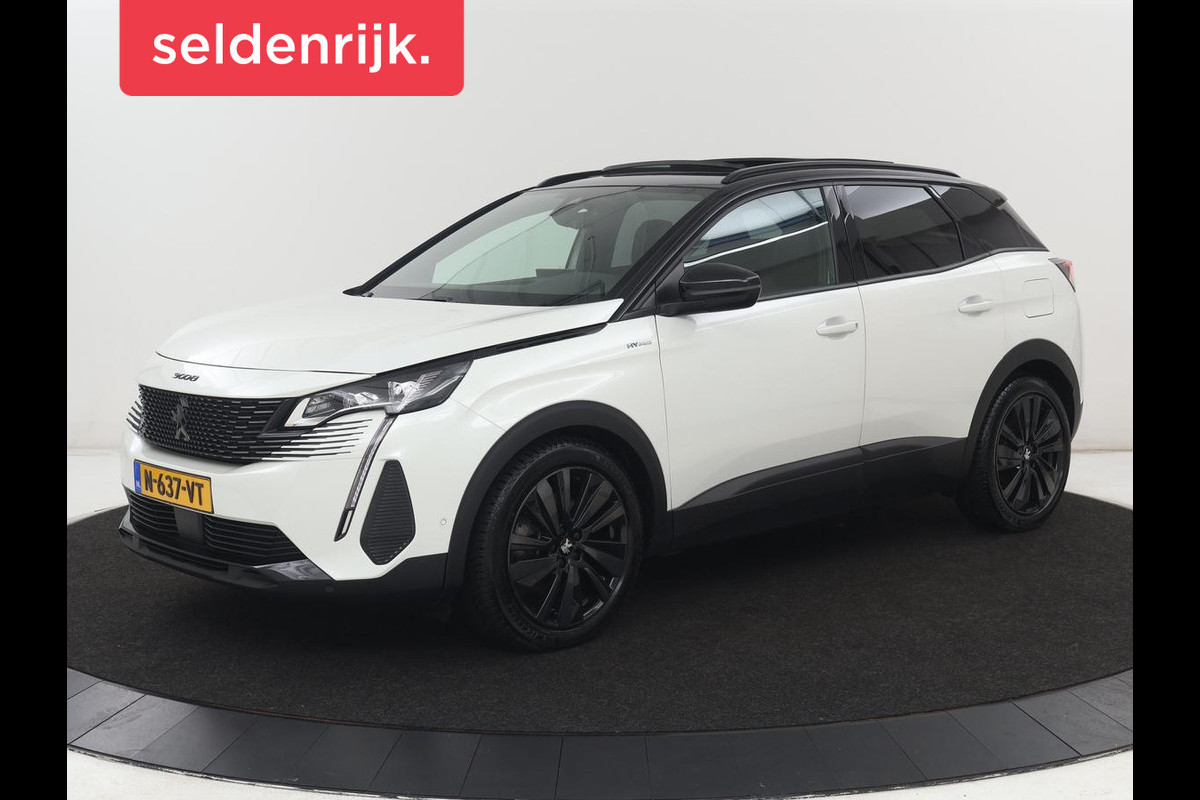 Peugeot 3008 1.6 HYbrid 225 GT Pack Business | SOH 90,2% | Panoramadak | Stoelverwarming | Adaptive cruise | Carplay | Keyless | Side Assist | Leder/Alcantara | Full LED | Navigatie | 360 Camera | PHEV | Plug In