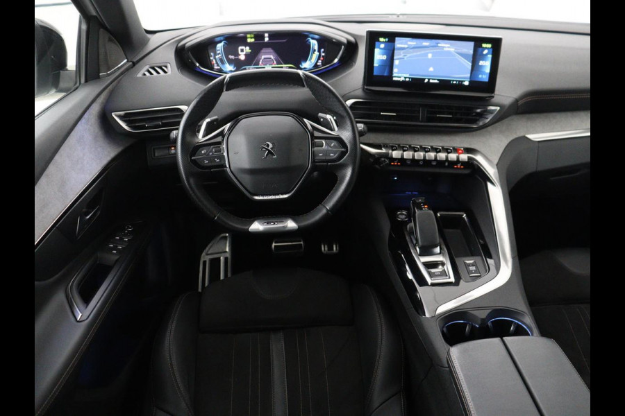 Peugeot 3008 1.6 HYbrid 225 GT Pack Business | SOH 90,2% | Panoramadak | Stoelverwarming | Adaptive cruise | Carplay | Keyless | Side Assist | Leder/Alcantara | Full LED | Navigatie | 360 Camera | PHEV | Plug In