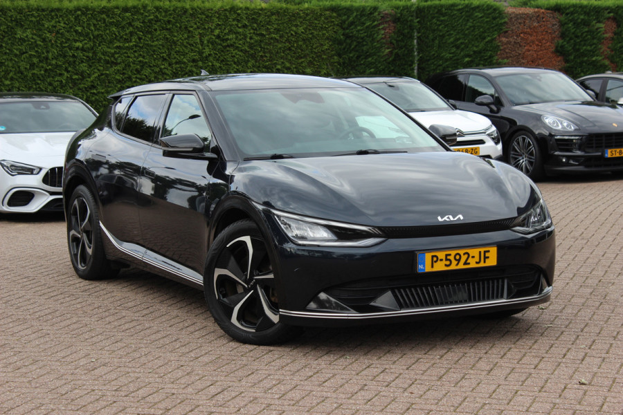 Kia Ev6 Plus AWD 77.4 kWh / SoH 90% / Trekhaak / Camera / V2L / Leder / CarPlay / 20'' / Keyless / Ventilatie+Verwarmd / Dodehoek / DAB / ACC / Warmtepomp