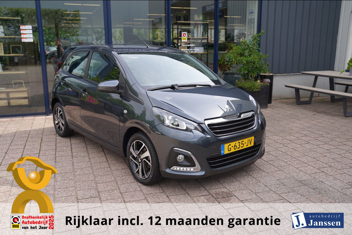 Peugeot 108 1.0 e-VTi Allure|Prijs rijklaar incl 12 mnd garantie|Navi Bluetooth Lmv