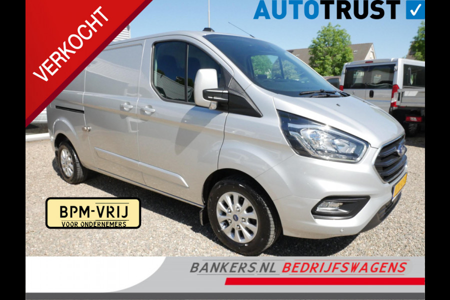Ford Transit Custom 2.0TDCI 170PK L2 Automaat Limited Airco Camera 2 x Schuifdeur